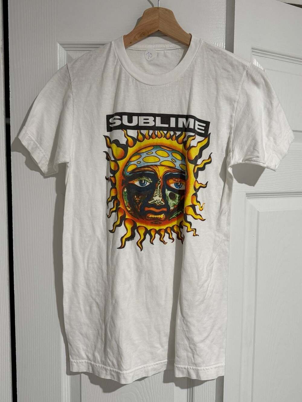 Sublime 40oz. to Freedom Sun Graphic White T-Shirt Sz M